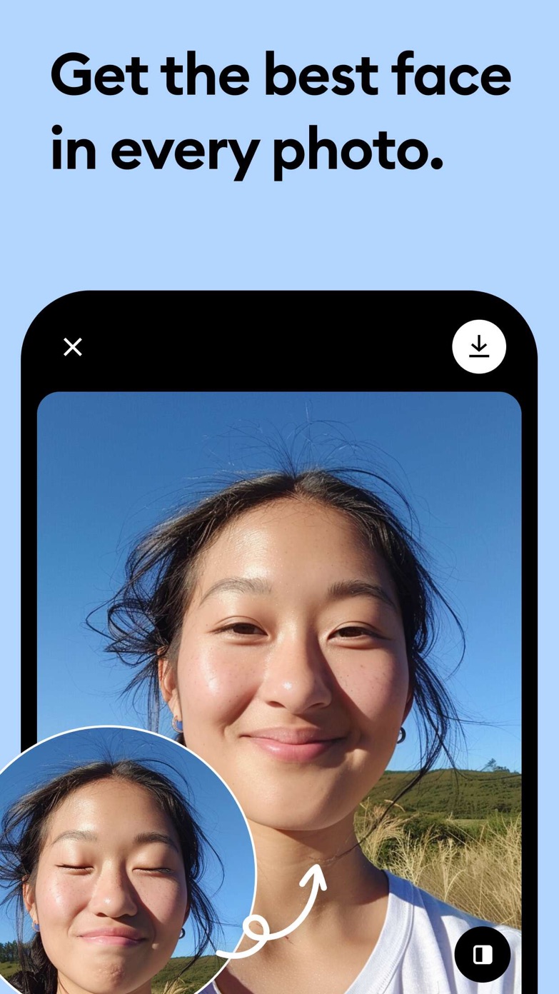 Official Remini screenshot showing additional AI photo editing features